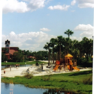 Playground and Beach area