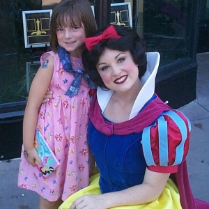 Snow White and her adoring fan