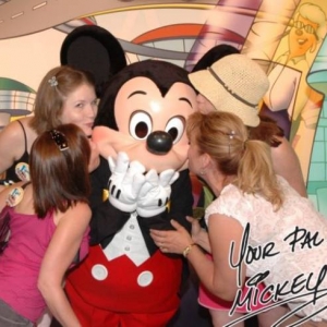 Kissing Mickey