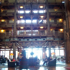 Wide shot of lobby.