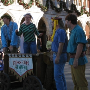Daughter in Street Show - Italy - Epcot
