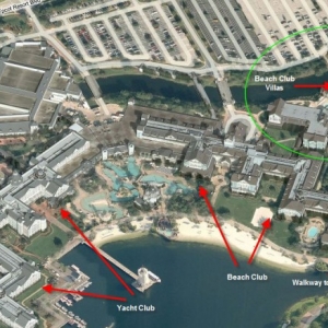 Overview of Yacht Club and Beach Club