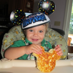 Tylers first birthday pancakes
