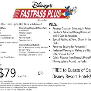 Rumored Disney FastPass Enhancement from rumor website