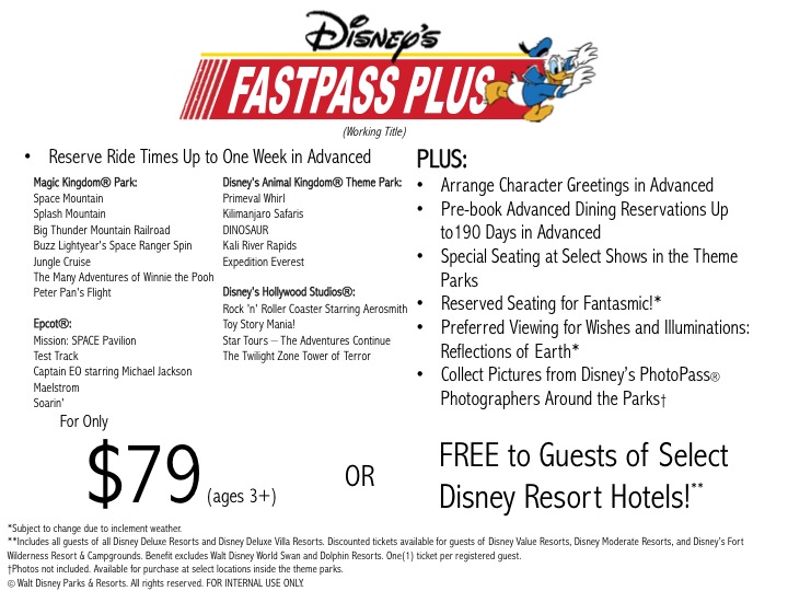 Rumored Disney FastPass Enhancement from rumor website