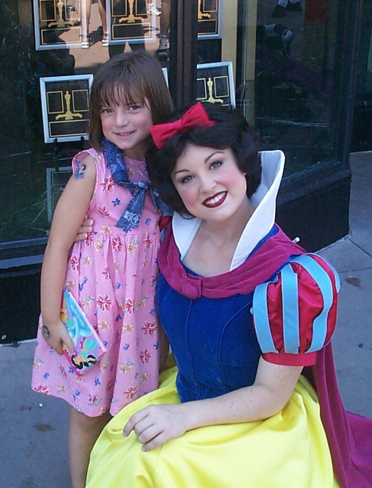 Snow White and her adoring fan