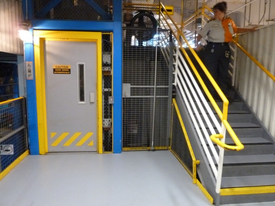 Test Track elevator