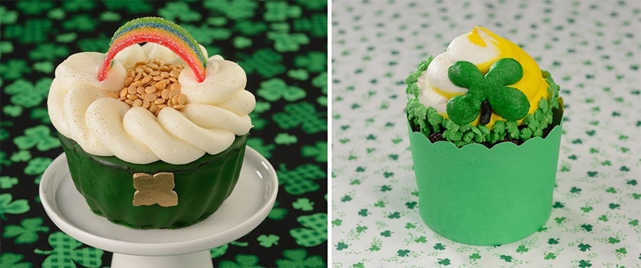 Image of Pot O’ Gold Mousse and Lucky Clover Cupcake (Plant-based) 